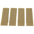 Miniatyrbillede 4 af 8: 4 stk. Hook and Loop Patch Nylon Hook and Loop Molle Fastgørelsespude til Træningsvest Jagt Skydespil Khaki