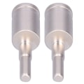 Miniatyrbillede 8 af 8: 2 stk. 4GA Wire Reducer Terminal Connector Ren Kobber Nikkelbelagt til Bil Audio Forstærker