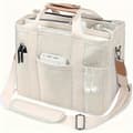Canvas Tote Bag med Flere Rum til Kvinder