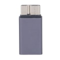 Miniatyrbilde 1 av 8: Micro B til USB A Hunn Adapter Aluminiumslegering 10GBPS Plug and Play Micro B til A Hunn Converter for Galaxy S5 telefon