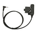Miniatyrbild 8 av 8: U94 3,5 mm kontakt för VX 1R VX 2R FT 50 FT 60 VX 10 VX 14 VX 410 Hands Free Communicate 3,5 mm headsetadapter med klämma