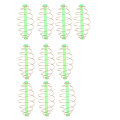 Miniatyrbillede 3 af 8: 10 stk. Fjeder Coil Inline Metode Feeder Coil Inline Metal Agn Kaster Feeder FiskegrejS