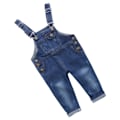 Miniatyrbilde 3 av 8: Barn Lang Overalls Justerbare Stropper Jumpsuit Vår Barn Denim Bukser for Gutter og Jenter 130cm / 51.2in