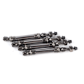 Miniatyrbilde 4 av 8: 4 stk CVD fremre bakre drivaksel metall transmisjonsaksel for Traxxas Slash 4X4 1/10 RC CarTitanium