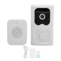 Miniatyrbilde 1 av 8: Smart trådløs fjernkontroll videoringeklokke Intelligent mobiltelefon fjernovervåking Wifi HD Night Vision Toveis ringeklokke