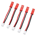 Miniatyrbillede 2 af 8: PH2.0 2P til JST adapterkabel han til han RC batteri forlængerledning til aksial SCX24 1/24 RC bæltebil 5 stk.