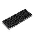 Miniatyrbilde 8 av 8: Mekansk Tastatur Kabelbundet 82 Taster Skrivebord Bærbar Datamaskin Tilbehør for Spill Kontor Svart Sølv Hvit Lys