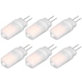 Pikkukuva 2 / 8: 6 kpl G4 LED-lamppua 12V 360° Luminesenssi 360° Lämmönpoisto Alhainen Virrankulutus Yleinen Vakiopinta Lamput 3WWarm White