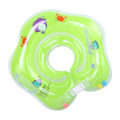 Miniatyrbillede 2 af 8: Spædbarns Halsflyder Dobbelt Luftdyse PVC Dobbelt Luftpose Lækagesikker Spædbarns Svømmehalsring til Spædbarn Grøn