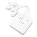 Miniatyrbilde 4 av 8: Drone Batterilader 4-veis UAV Lading Hub Tilbehør med USB-port for DJI Mini 3 Pro AU-plugg 100‑240V