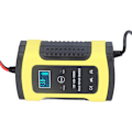 Miniatyrbillede 4 af 8: Bilbatterioplader 12V 6A Støjsvag Køleventilator Bil Automatisk Batterioplader til 4Ah til 100Ah Lastbiler Motorcykler Tricykler