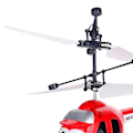 Pikkukuva 7 / 8: Piirretty kaukosäädöllä toimiva helikopteri USB-latauksella, automaattinen sammutus, valo, mini-piirretty lentokone