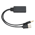 Miniatyrbild 4 av 8: Bil AUX Bluetooth Ljudmottagare USB Trådlös Bluetooth Ljudmottagare HIFI Ljudkvalitet Bluetooth 5.0 Mottagare