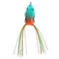 Miniatyrbilde 1 av 8: Artificial Fish Snakehead agn Naturtro myk froskelokking Swimbbait med krok og hale3#