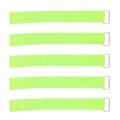 Pikkukuva 1 / 8: 5 kpl Kolmijalkajuoksubändeja Joustavat Kirkkaanväriset Juoksubändit Lapsille Aikuisille Syntymäpäiväkarnevaalijuhliin Ulkokäyttöön Fluoresoiva Vihreä