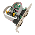 Miniatyrbillede 3 af 8: PCIe RS232 seriel adapterkort 2 port udvidelseskort PCI Express RS232 serielt værtscontrollerkort til Windows til Linux