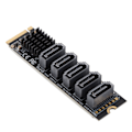 Miniatyrbild 4 av 8: Adapterkort PCIE M.2 till SATA3.0-enhet Gratis hårddisk-omvandlare för OS X för Llinux för Windows