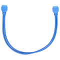 Miniatyrbillede 1 af 8: USB 3.0 Forlængerkabel 20-polet Han til 20-polet Han Forlængerledning Kompatibel med USB2.0/1.1 Versioner 50cm