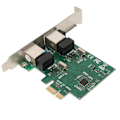Miniatyrbillede 8 af 8: Dual Port PCIe Netværkskort RJ45 Port RTL8111H Chip Ethernet Netværkskort Gigabit NIC til Windows til Linux