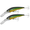 Miniatyrbild 7 av 8: 2st plast konstgjord simulering djupdykning Minnow lockbete fisketillbehör2#