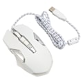 Miniatyrbillede 3 af 8: RGB Gaming Mouse 7200 DPI Programmerbare knapper Baggrundslys Software Support DIY Rapid Fire knap USB Wired Game Mouse Hvid