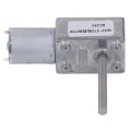 Miniatyrbild 7 av 8: DC-växelmotor Stor vridmoment Mässingspole CW CCW Självlåsande Snäckväxelmotor M6 DC24V 210RPM
