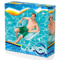 Miniatyrbild 3 av 6: Pool Floats Uppblåsbar vattenstol med kopphållare Vattenhängmatta Simvattenleksaker Poolkul