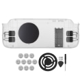 Miniatyrbilde 1 av 8: for Steam Deck Bakplate Varmespredning Gjør-det-selv-utskifting Shell Case External Semiconductor Cooler for Steam Deck Grå Transparent Case