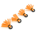 Miniatyrbillede 3 af 8: 4 stk Fluefiskeri Float Foam Strike Indicators Driftkrog Positionering Floats BobbersOrange