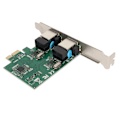 Pikkukuva 2 / 8: Kaksiporttinen PCIe-verkkokortti RJ45-portilla RTL8111H-siru Ethernet-verkkokortti Gigabit NIC Windowsille ja Linuxille