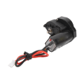 Miniatyrbild 8 av 8: RC-växellåda med 050 66T Borstad Motor 7.4V Effektivt arbete Lågt ljud för Axial SCX24 1/24 Crawler Car Black