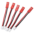 Miniatyrbillede 7 af 8: PH2.0 2P til JST adapterkabel han til han RC batteri forlængerledning til aksial SCX24 1/24 RC bæltebil 5 stk.