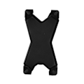 Miniatyrbillede 4 af 8: 3,5-7 tommer cykel telefonholder 360 grader roterende justerbar cykel mobiltelefon support stand sort