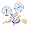 Miniatyrbild 5 av 8: Kvävgasregulatormätare Kit Tryckreduceringsventil Mässing Inlopp Utlopp Mätare Reducer