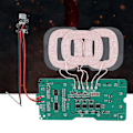 Miniatyrbillede 7 af 8: DIY QI Standard 3 Coil Trådløs opladning Transmitter Module Circuit Board Spole Oplader