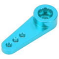 Miniatyrbilde 7 av 8: 21T Servo Arm Liten Bærbar CNC Maskinering Aluminiumslegering 21T Servo Horn Arm RC Styrearm For MD922 MD933 Servoer Blå