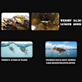 Miniatyrbild 2 av 8: 3D-simulering Mjuk fiskebete Mask lockar Vevbeten Krokar Tackle
