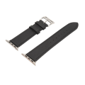 Miniatyrbild 7 av 8: Smart Watch Watch Klockarmband Läder Smart Watch Tillbehör för IOS Watch Series SE 8 7 6 5 4 3 2 1 42mm 44mm 45mm Svart