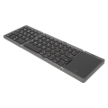 Miniatyrbillede 8 af 8: Foldbart Bluetooth-tastatur Bærbart trådløst foldetastatur med touchpad til Windows til Android