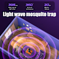 Pikkukuva 6 / 8: Bug Trap USB ladattava 360° hyttystenkarkotin LED-lyhty sisä- ja ulkokäyttöön, kotiin, puutarhaan, terassille ja leirintään