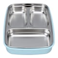 Miniatyrbild 4 av 8: Termisk isolerad Bento Lunch Box 3 fack läckagesäker 304 Rostfritt stål Bento Lunch Box för studenter Skola Kontor Himmelblå