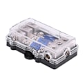 Miniatyrbillede 7 af 8: Universal 60A Bilstereo Audio Strømssikringboks Holder Blok 1 Ind 3 Veje Ud