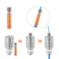 Miniatyrbillede 5 af 5: 4 stk 3D-printer All Metal Heatbreak Professionel Kobberlegering Ekstruder Halsrør Udskiftning til 3D-printer Tilbehør til MK8