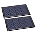 Miniatyrbillede 3 af 8: 2 stk. 2V 210mA Mini solpanel Polysilicium solcellepanel 80x50mm til DIY-projekt