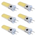 Miniatyrbillede 5 af 8: 6 stk. G8 LED-pære 5W dæmpbar 2508 COB energibesparende nem installation 360 grader 50000 timer stabil 5W pærer 100-120V koldt hvidt