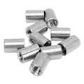 Miniatyrbillede 1 af 8: 10 stk. runde konnektor møtrikker 304 rustfrit stål hun gevind cylindrisk koblingsmøtrik til reparation