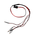 Miniatyrbillede 6 af 8: 4LED Lys 335cm RC Nat Forlygter til Axial Scx24 1/24 1/18 RC Crawler Bil Opgraderingsdele