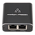 Miniatyrbild 5 av 8: 1000 Mbps Ethernet-kabeldelare 1 till 2 Kompatibel med Cat5 Cat5e Cat6 Cat7 Två enheter delar RJ45 nätverksdelare