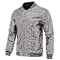 Miniatyrbilde 2 av 7: Herre Sequin Party Bomber Glidelås Jakke - Moteriktig og Avslappet 2XL Lilla