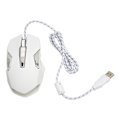 Miniatyrbild 6 av 8: RGB Gaming Mouse Multifunktion Ergonomisk 7200 DPI trådbunden optisk spelmus med programmerbara knappar och bakgrundsbelysningsläge Vit